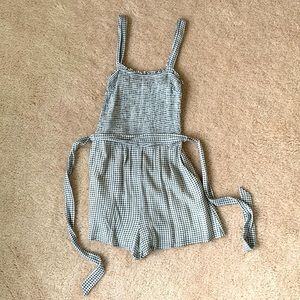 Abercrombie romper with tie belt